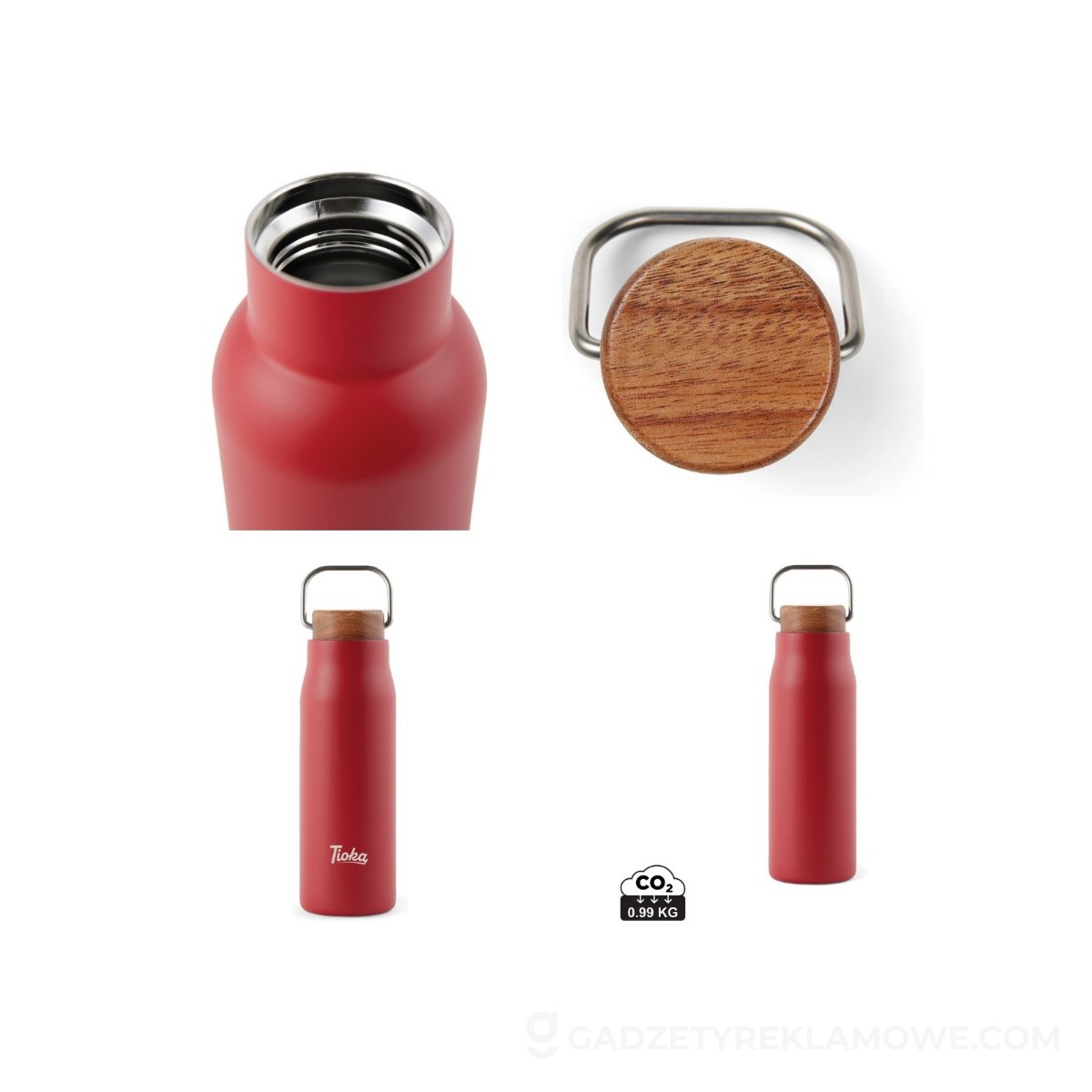 Butelka termiczna 300 ml VINGA Ciro - czerwona