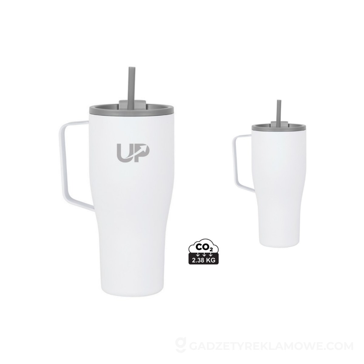 Kubek termiczny 800 ml VINGA Eos Voyager - szary