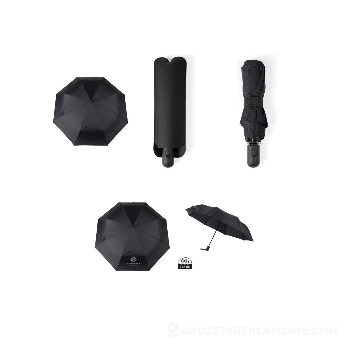Parasol 21" VINGA Baltimore - czarny