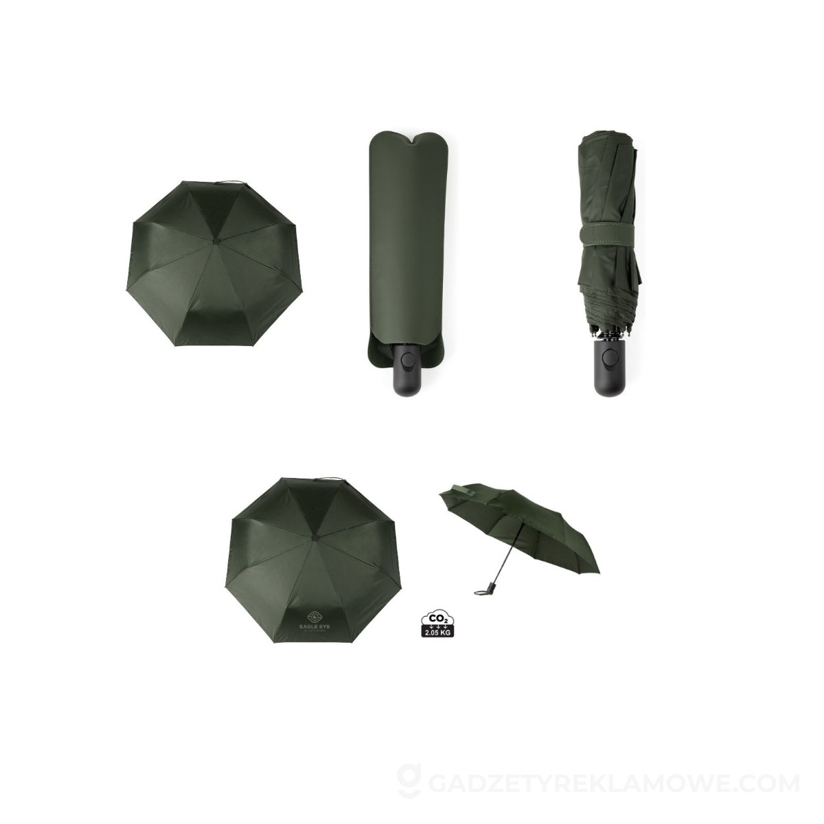 Parasol 21" VINGA Baltimore - zielony