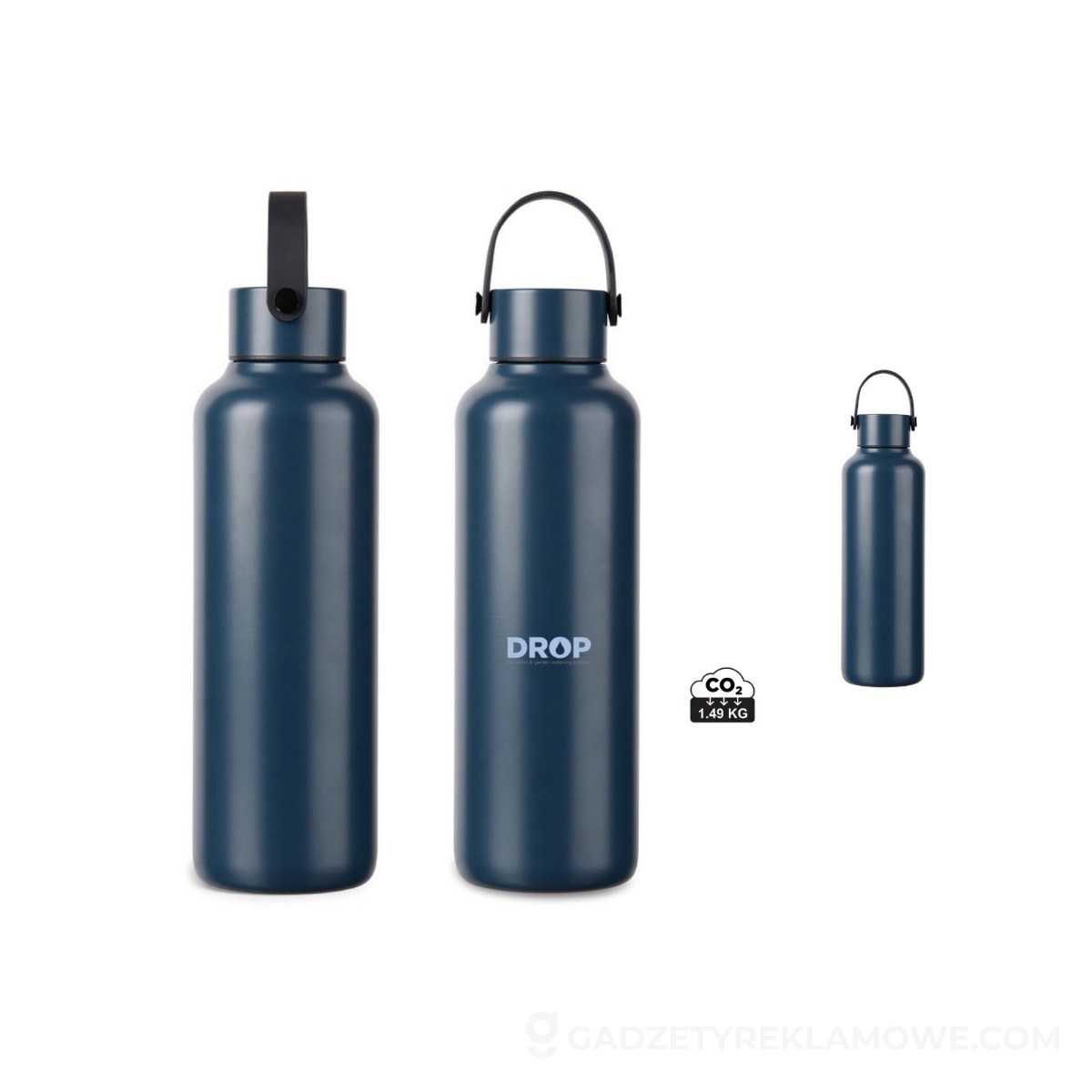 Butelka termiczna 600 ml VINGA Baltimore - granatowa