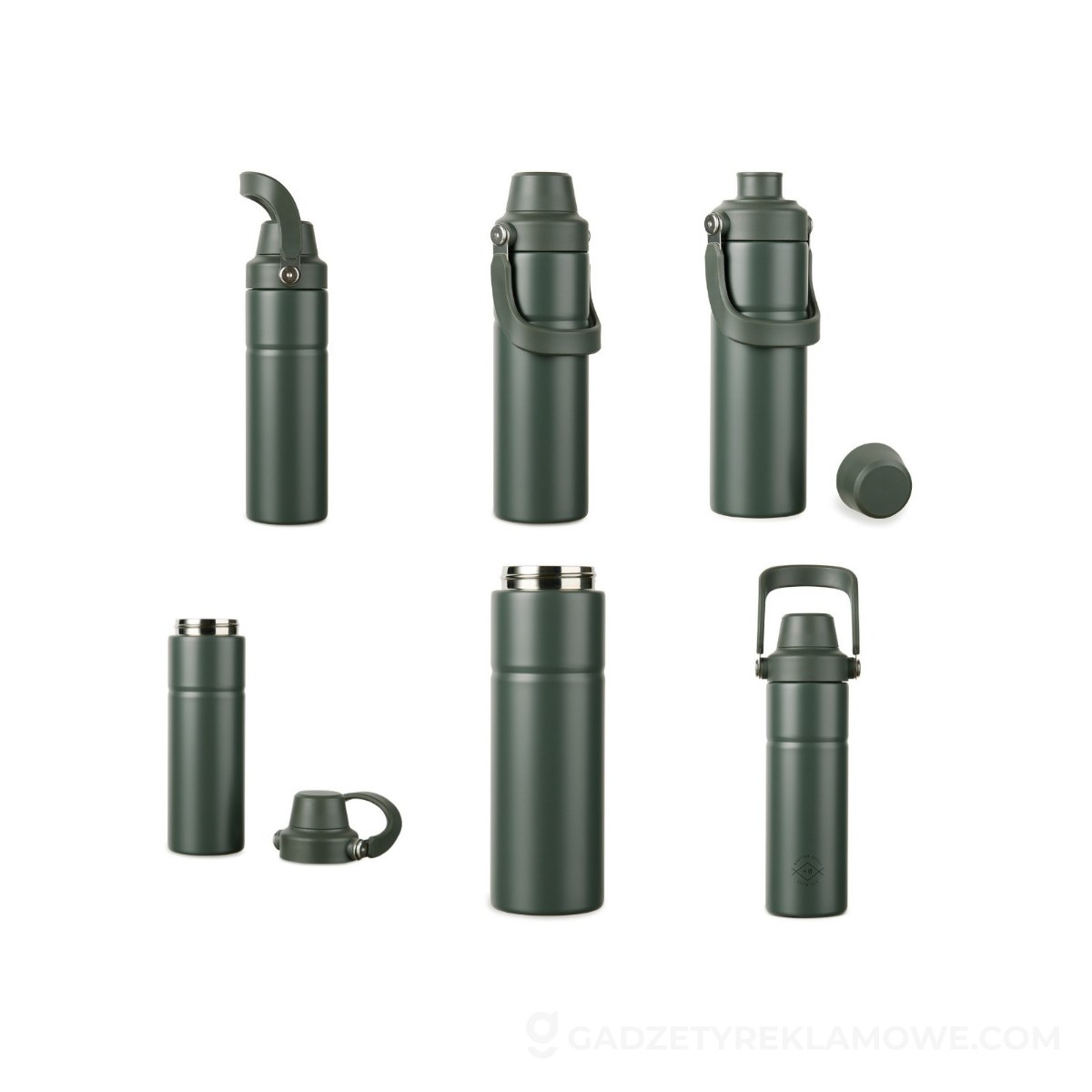 Butelka termiczna 600 ml VINGA Baltimore - zielona