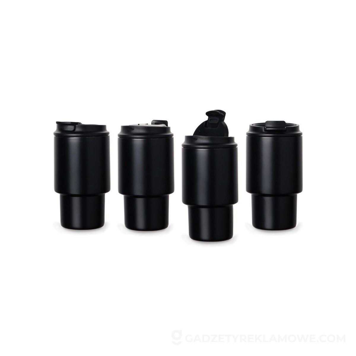 Kubek podróżny 350 ml VINGA Nagano - czarny