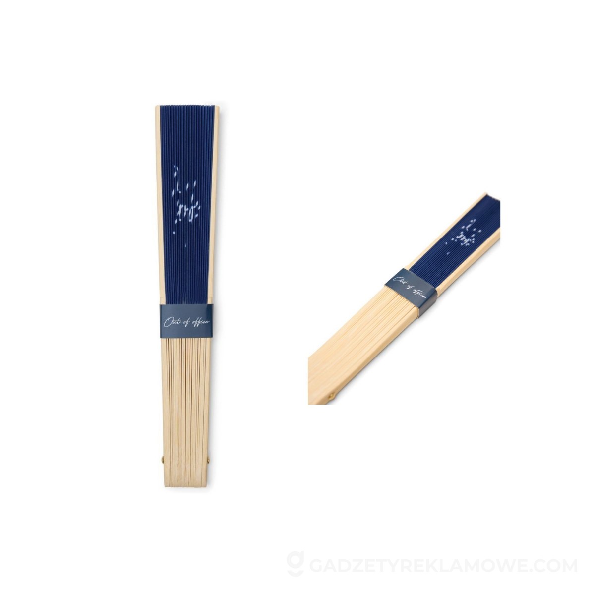 Wachlarz VINGA - navy, white