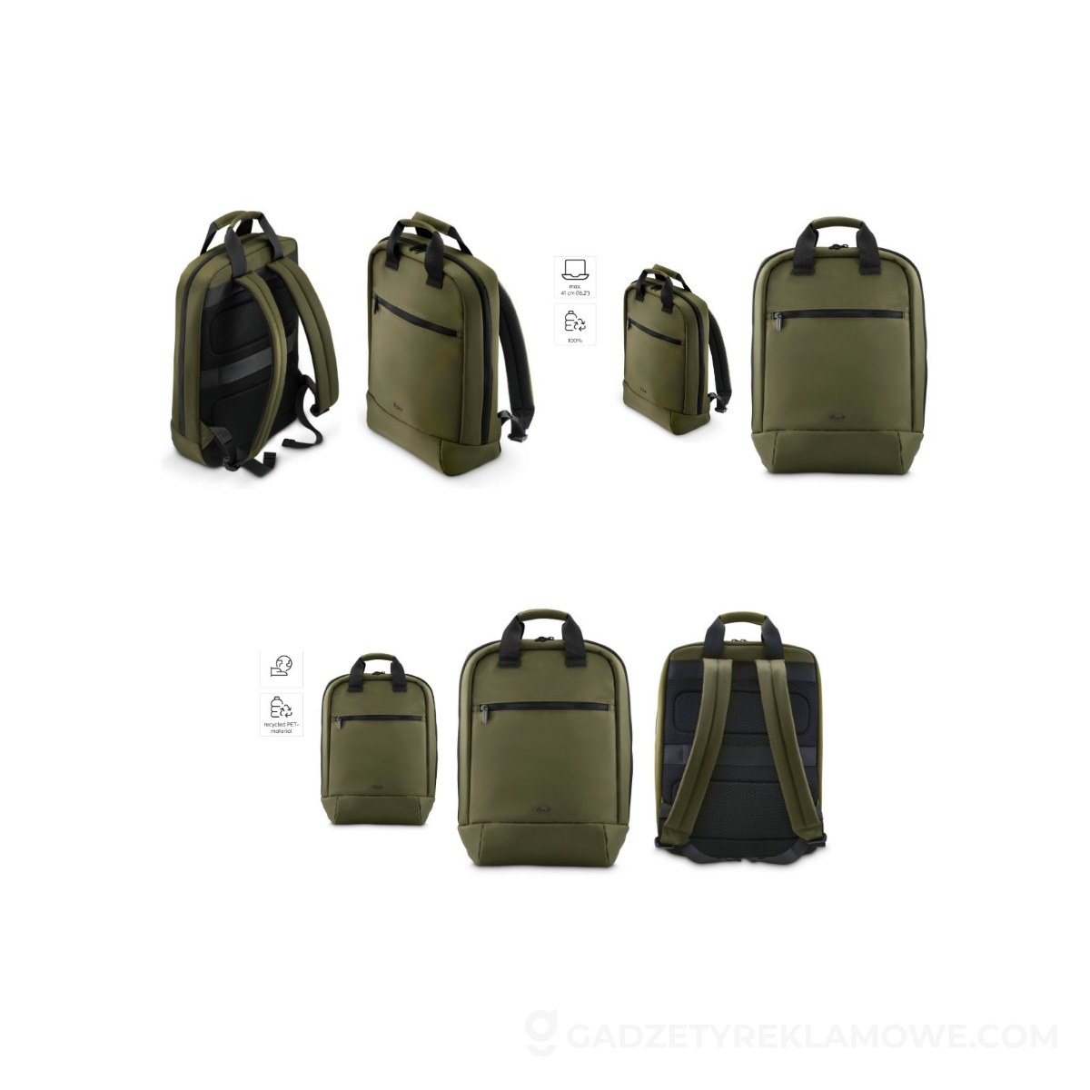 Plecak laptopa 16,2" Hama Lightweight - zielony