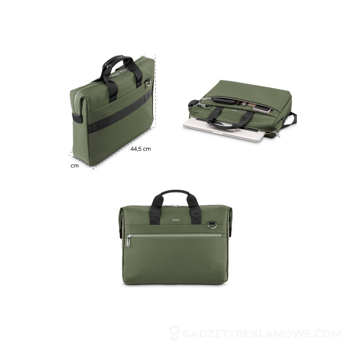 Torba na laptopa 15,6"-16,2" Hama Ultimate - zielona