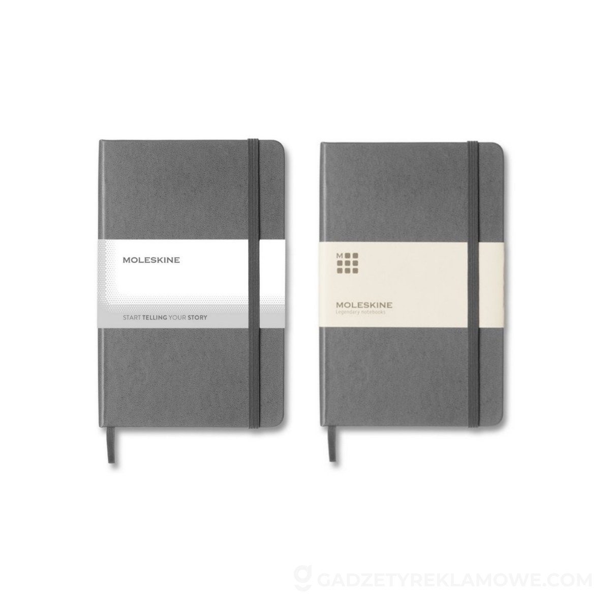 AXP-VM026-19-wariantu-watermark MOLESKINE Notatnik ok. B6 - szary