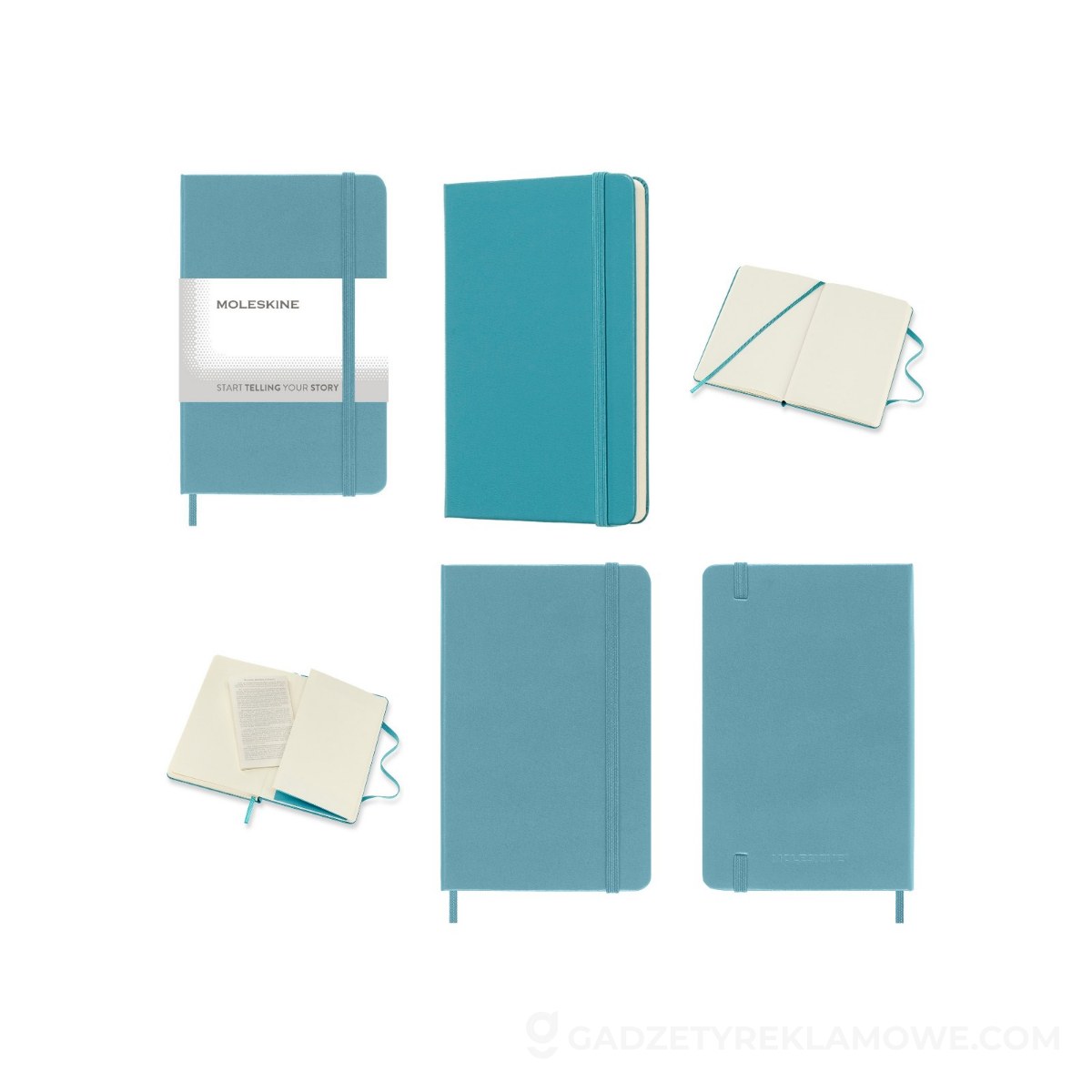 AXP-VM202-29-wariantu-watermark MOLESKINE Notatnik ok. A6 - turkusowy