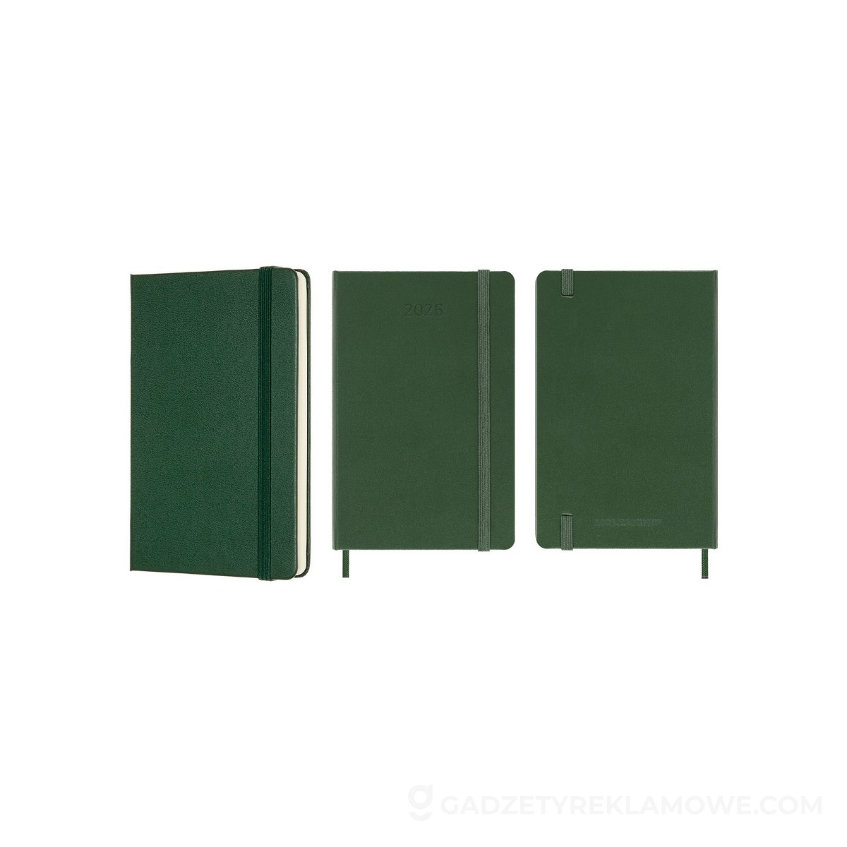 AXP-VM292-252027-wariantu-watermark Kalendarz MOLESKINE - khaki