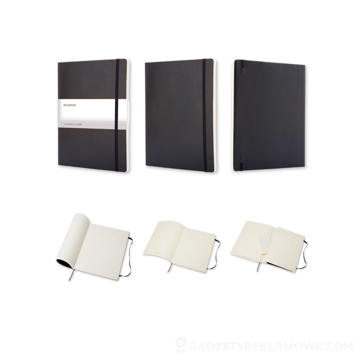 MOLESKINE Notatnik ok. B5 - czarny