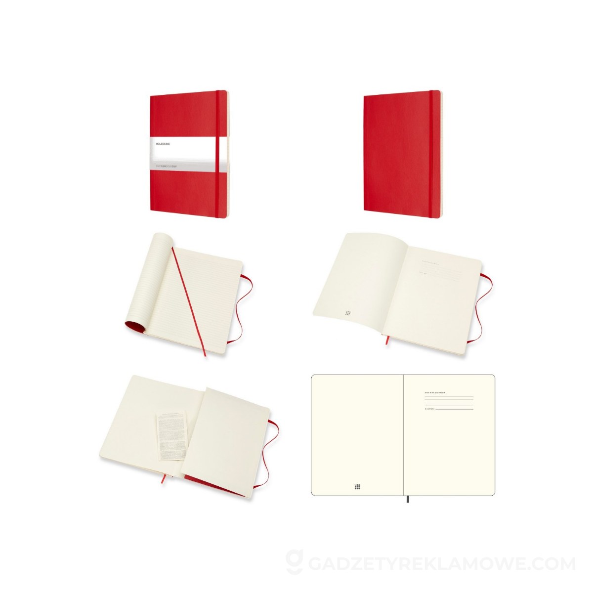 MOLESKINE Notatnik ok. B5 - czerwony