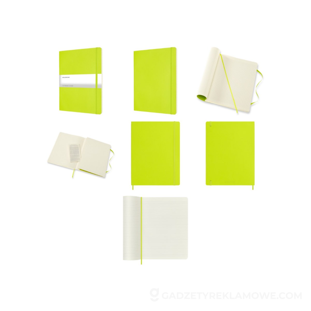 AXP-VM401-09-wariantu-watermark MOLESKINE Notatnik ok. B5 - limonkowy