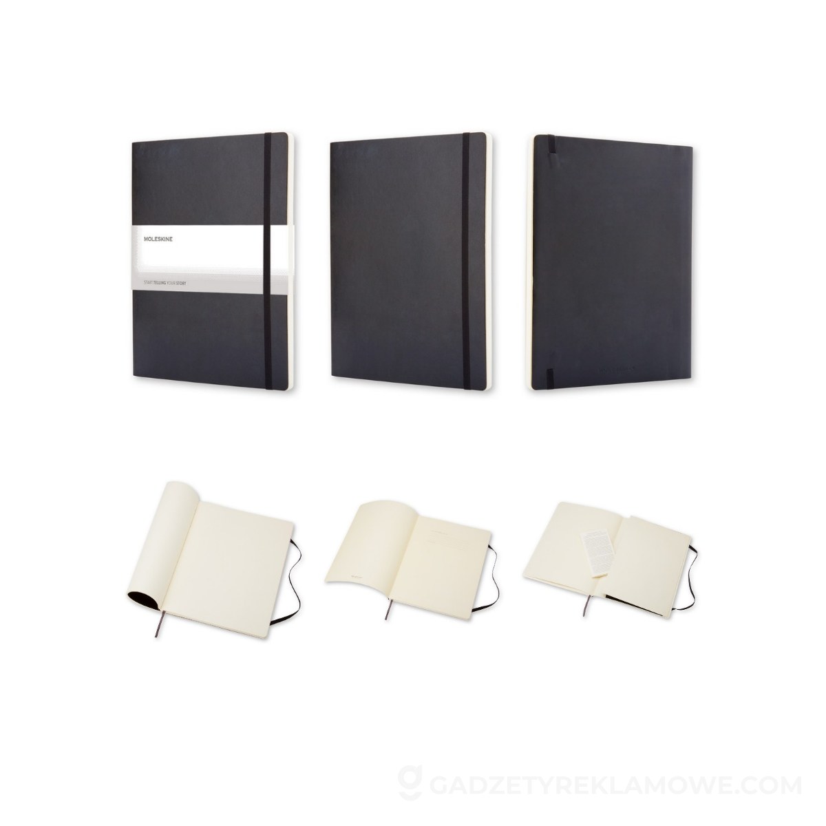 MOLESKINE Notatnik ok. B5 - czarny
