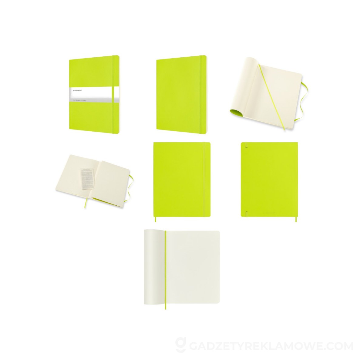 AXP-VM402-09-wariantu-watermark MOLESKINE Notatnik ok. B5 - limonkowy
