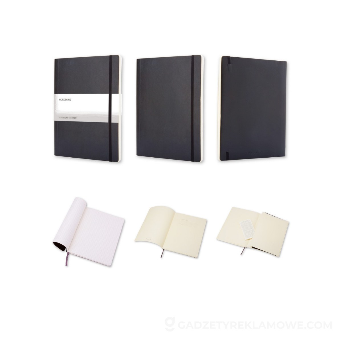 AXP-VM403-03-wariantu-watermark MOLESKINE Notatnik ok. B5 - czarny