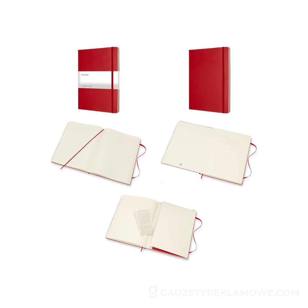 MOLESKINE Notatnik ok. B5 - czerwony