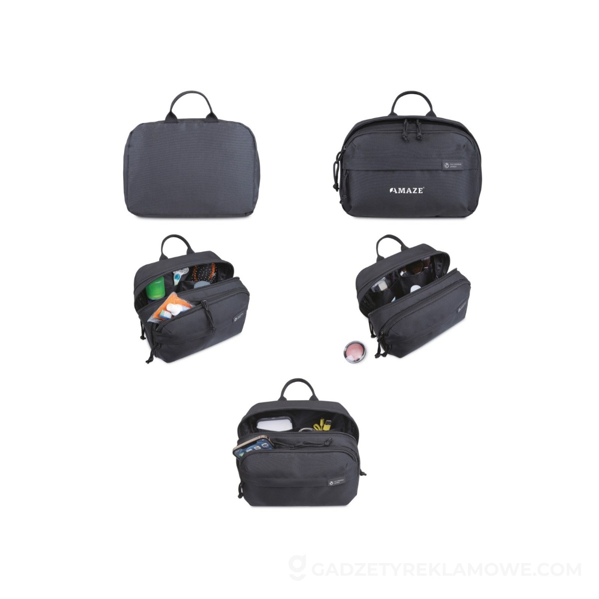 Kosmetyczka Renew AWARE™ RPET - czarna