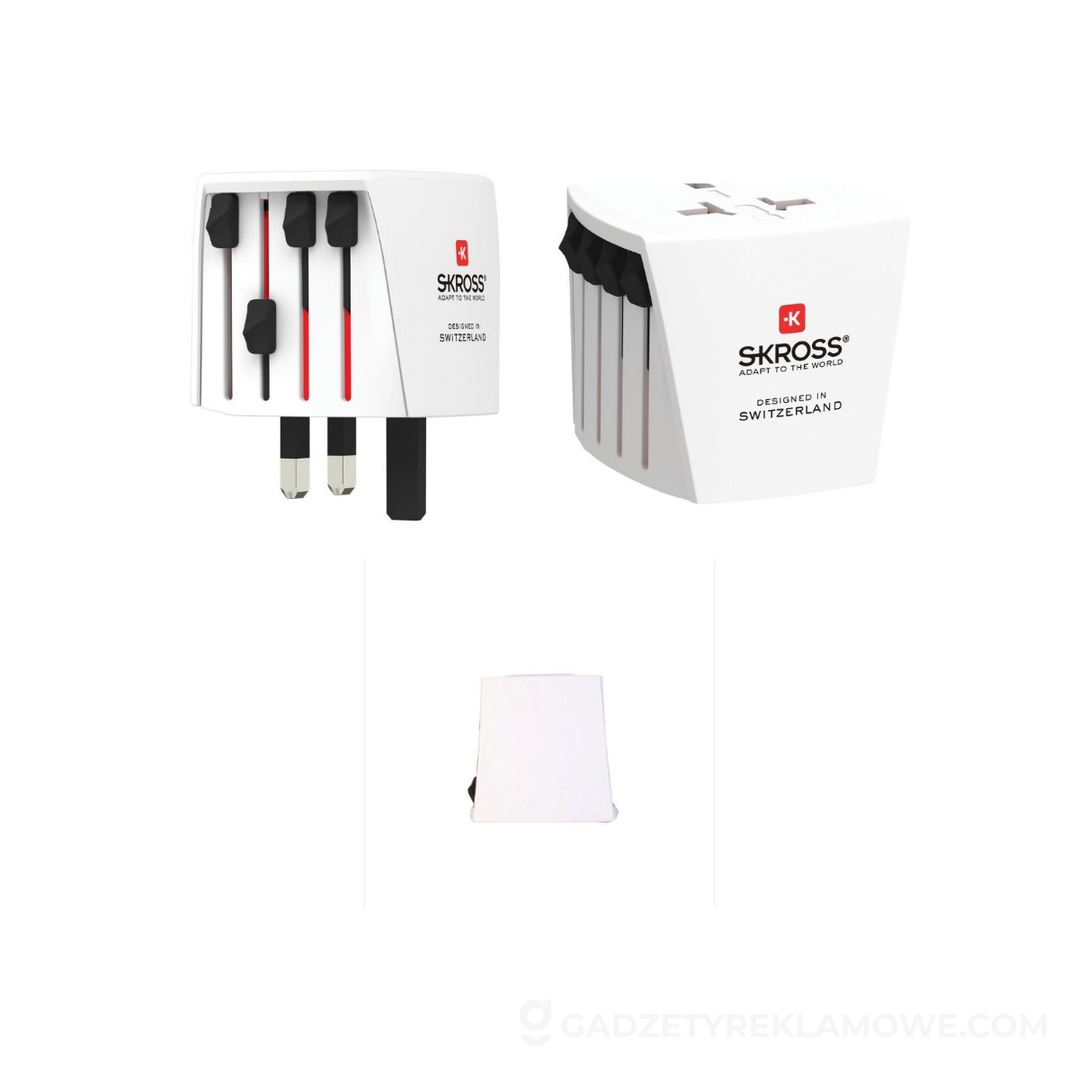 Adapter podróżny SKROSS MUV Micro - biały