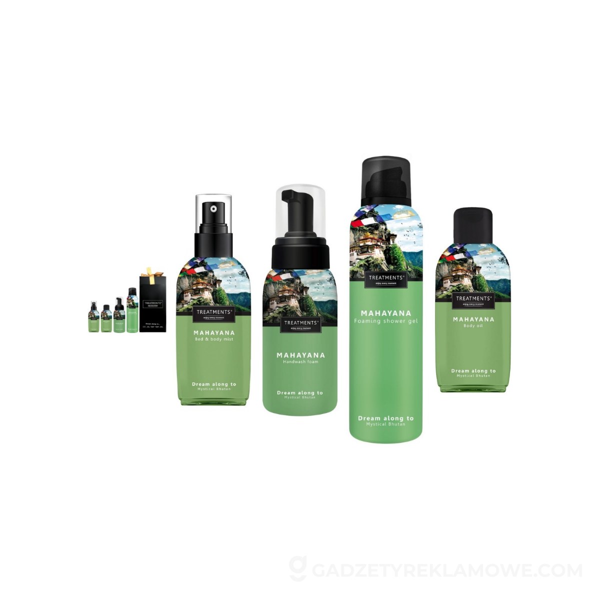 Zestaw kosmetyków Medium TREATMENTS - zielone