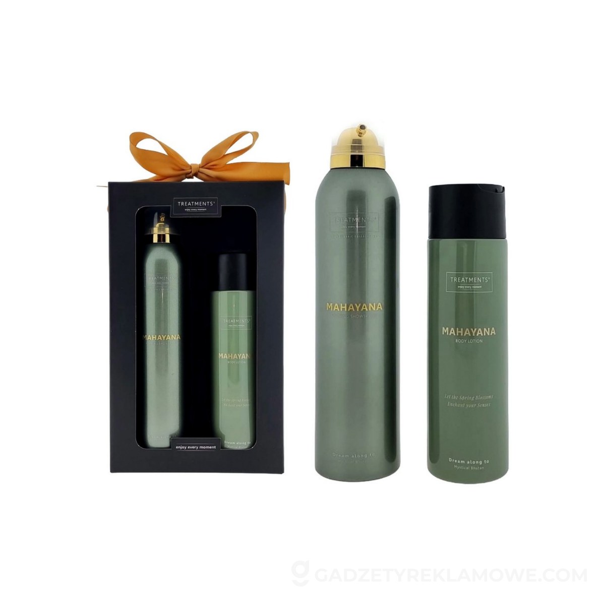 Zestaw kosmetyków Tenderness TREATMENTS - zielony
