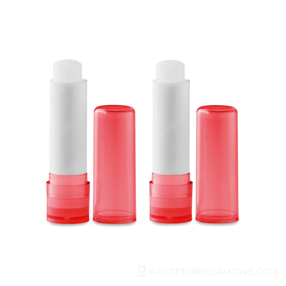 Naturalny balsam do ust GLOSS - przezroczysty czerwony
