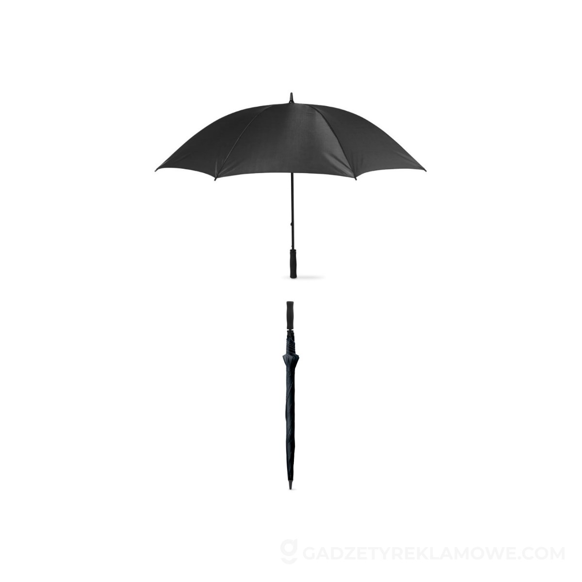 Parasol odporny na wiatr GRUSO - czarny