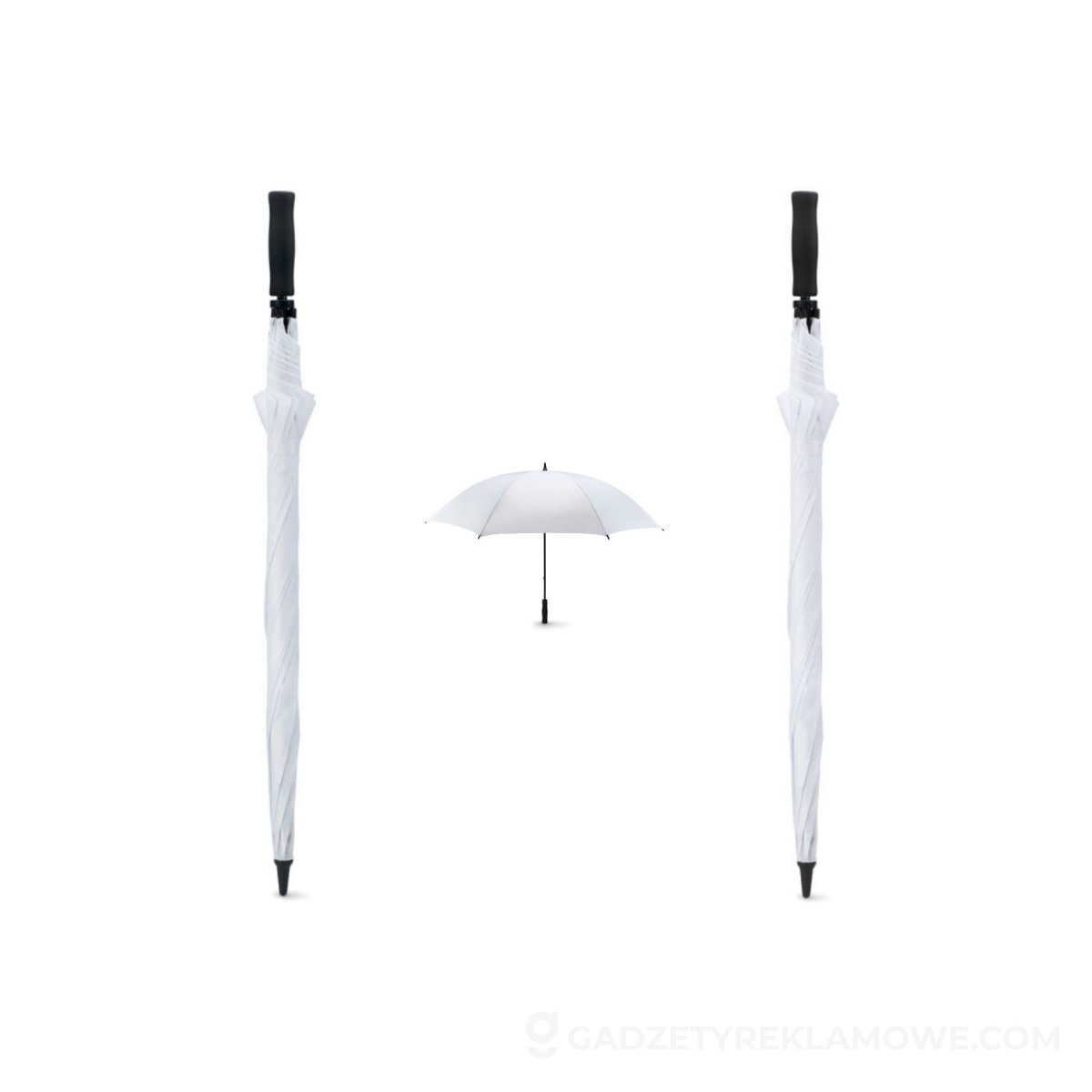Parasol odporny na wiatr GRUSO - biały