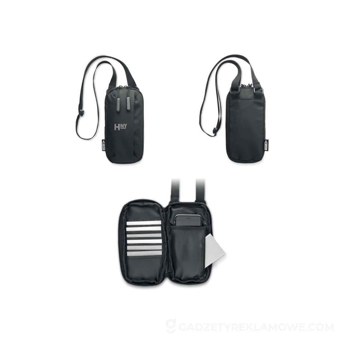 Torba na smartfona VALLEY WALLET - czarna