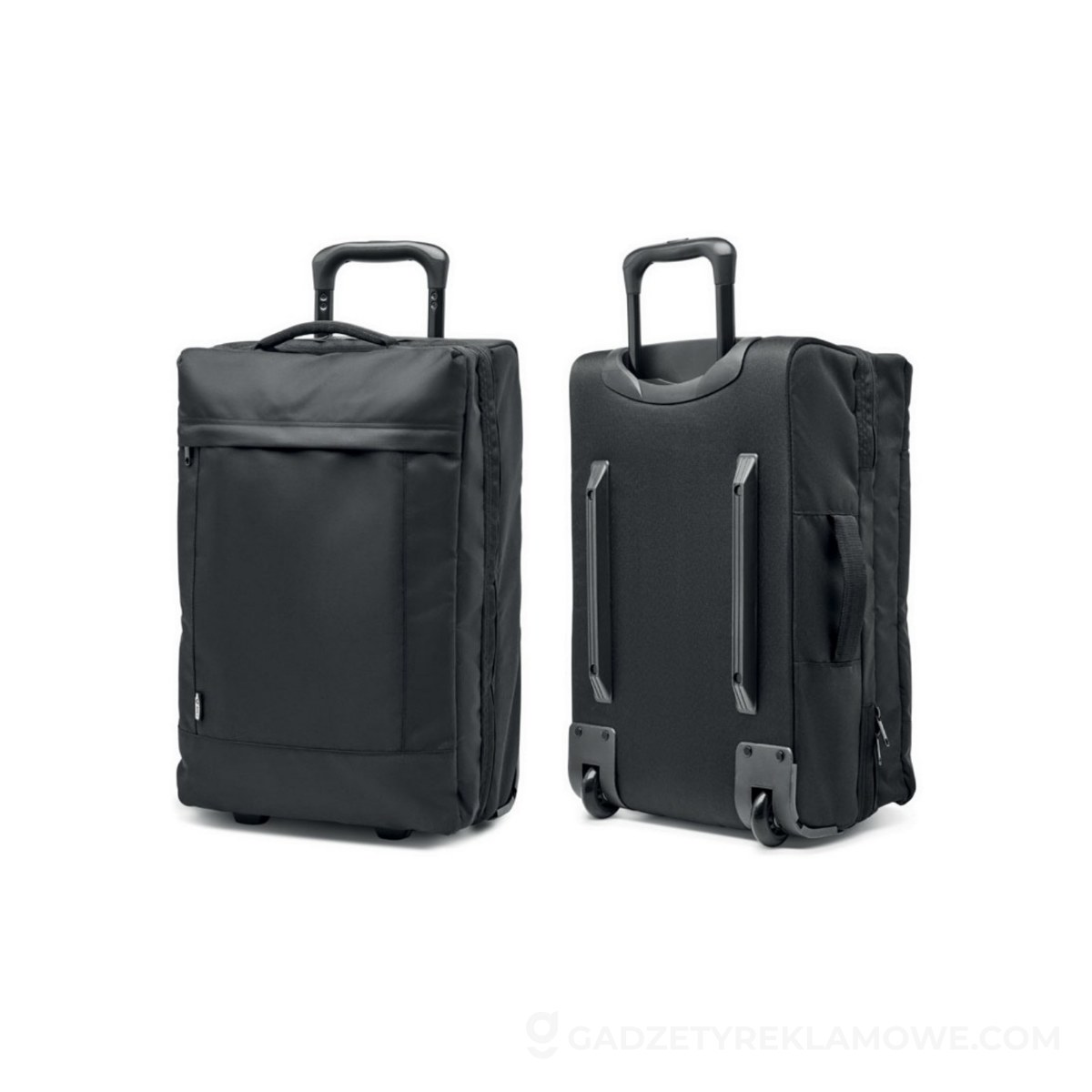 Walizka z 600D RPET ARTIC - czarna