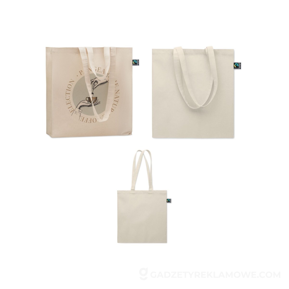 Torba na zakupy Fairtrade 180gr OSOLE ++ - beżowa