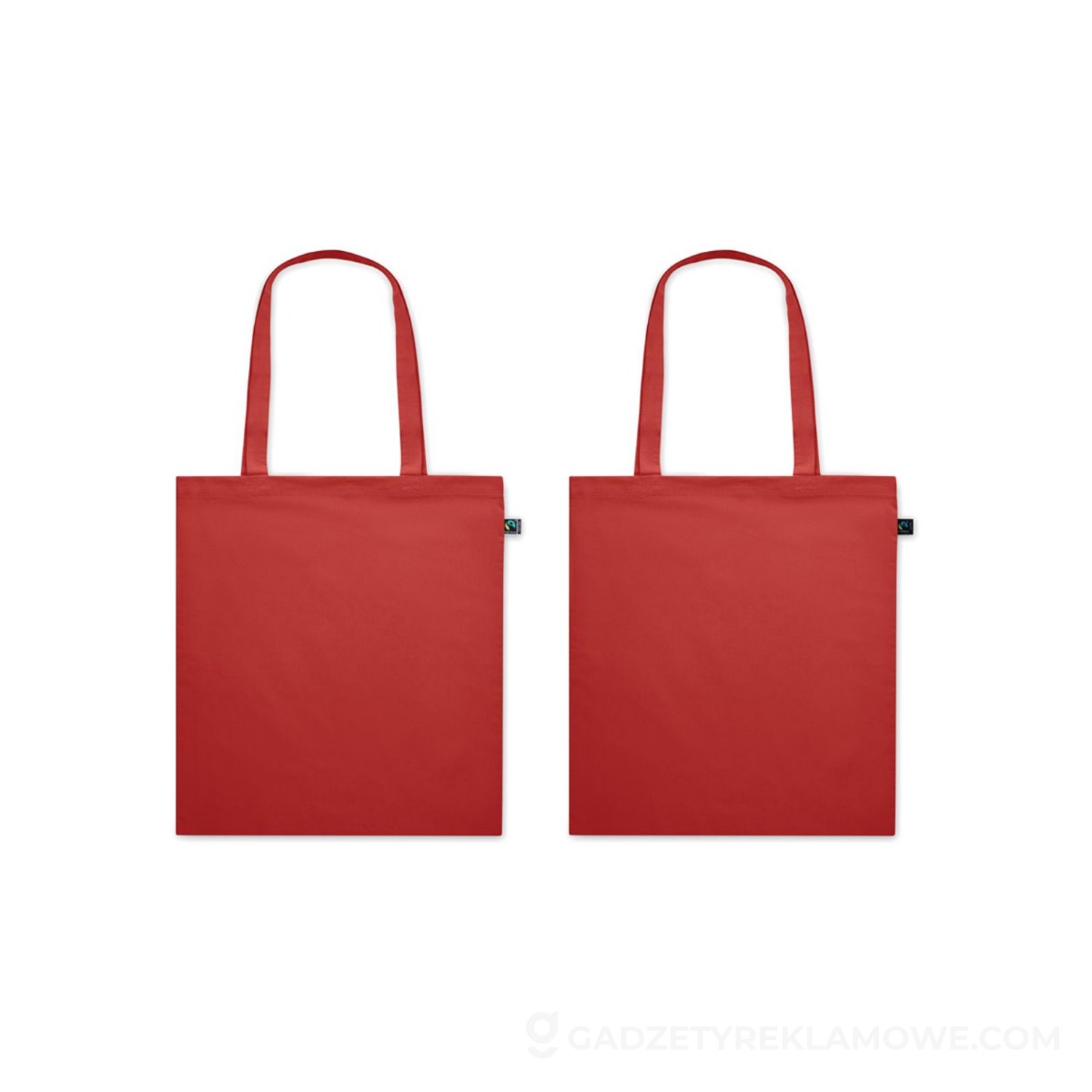 Torba Fairtrade 140gr/m² OSOLE COLOUR - czerwona