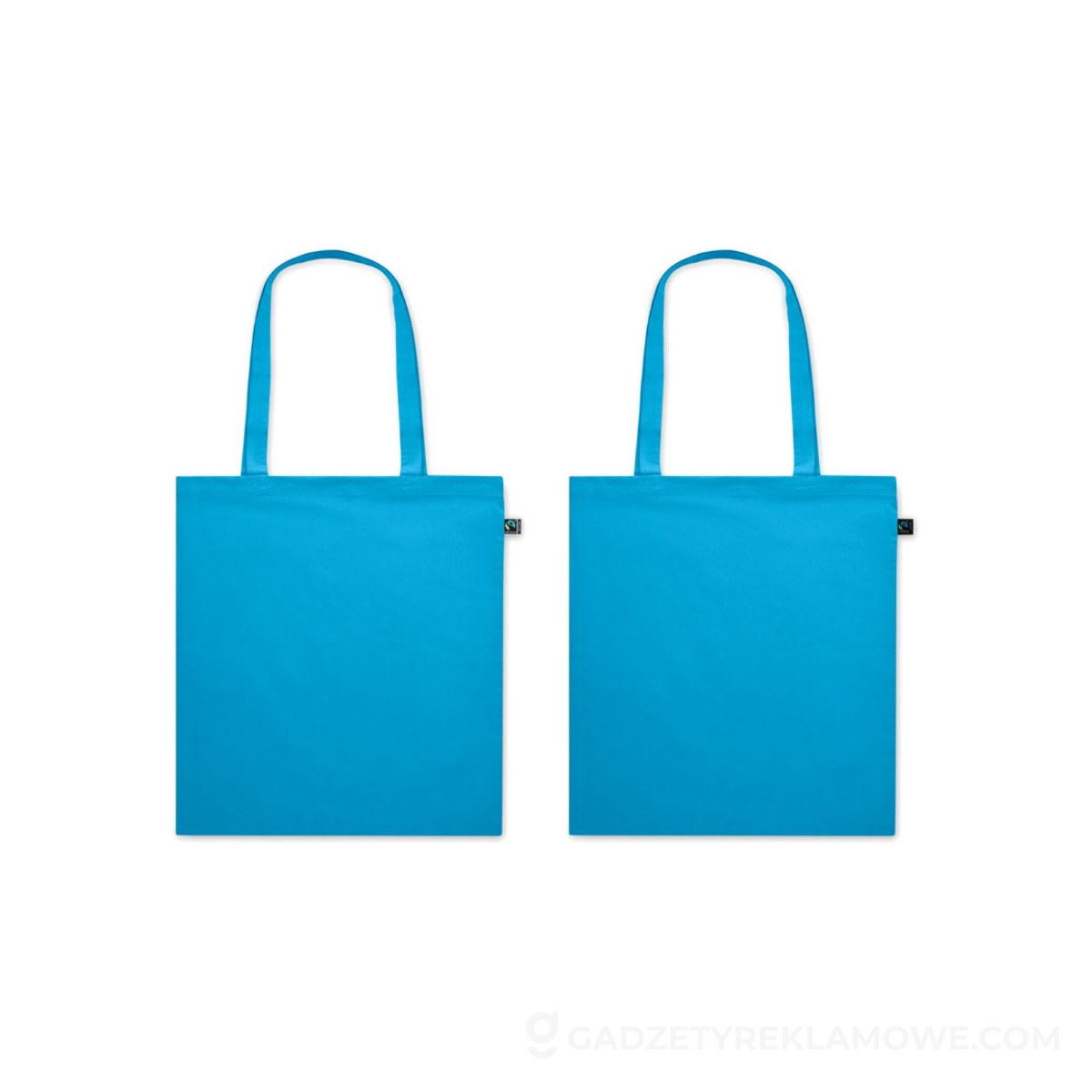 Torba Fairtrade 140gr/m² OSOLE COLOUR - turkusowa