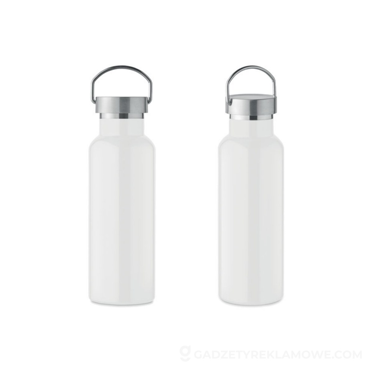 Butelka podwójna ścianka 500 ml FLORENCE - biała