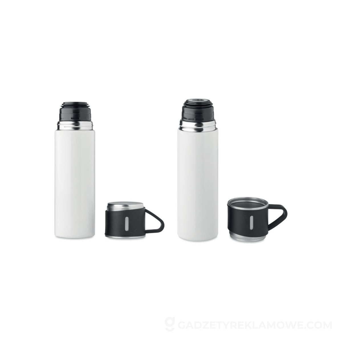 Butelka dwuścienna 420 ml TONIA - biała