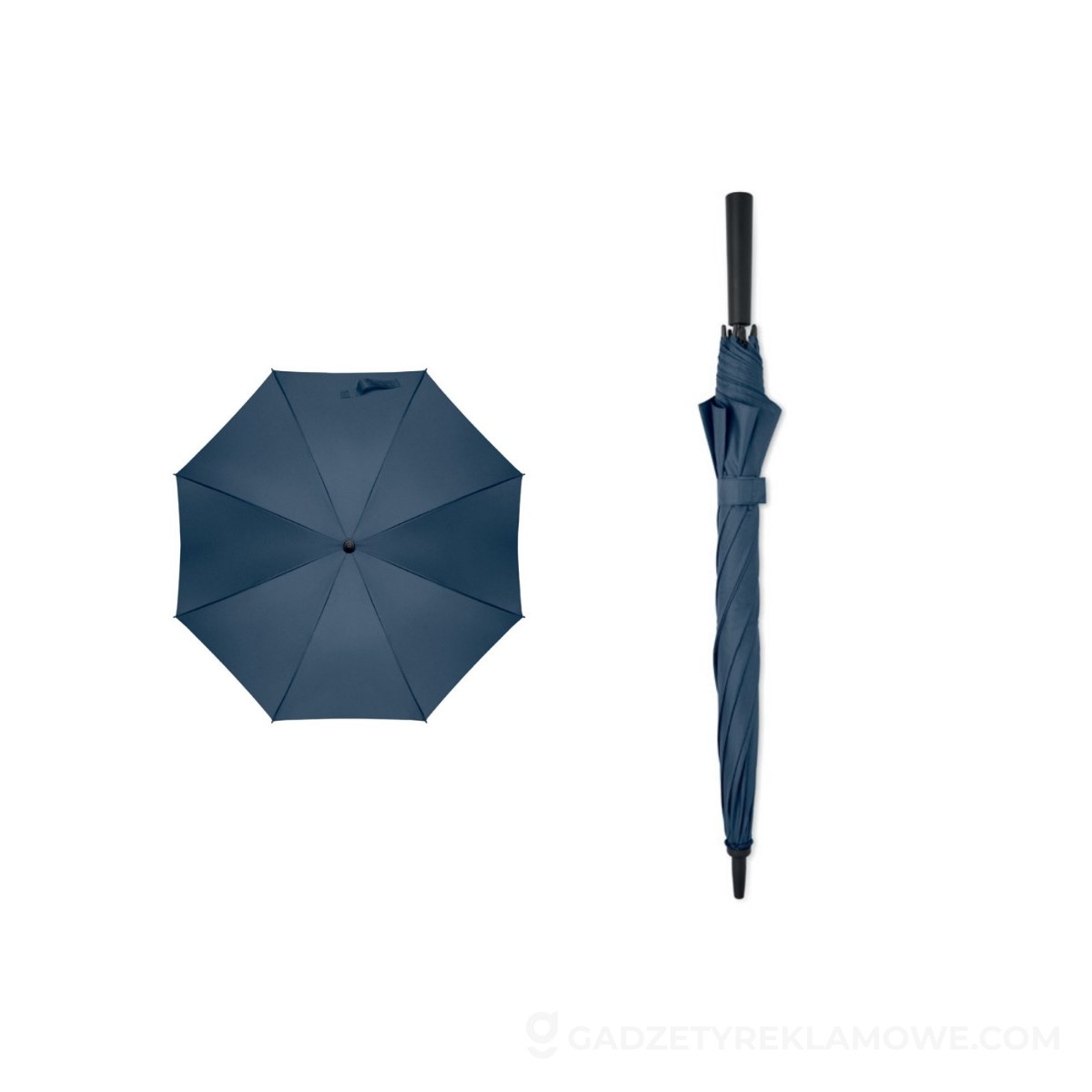 23-cal. wiatroodporny parasol SEATLE - niebieski