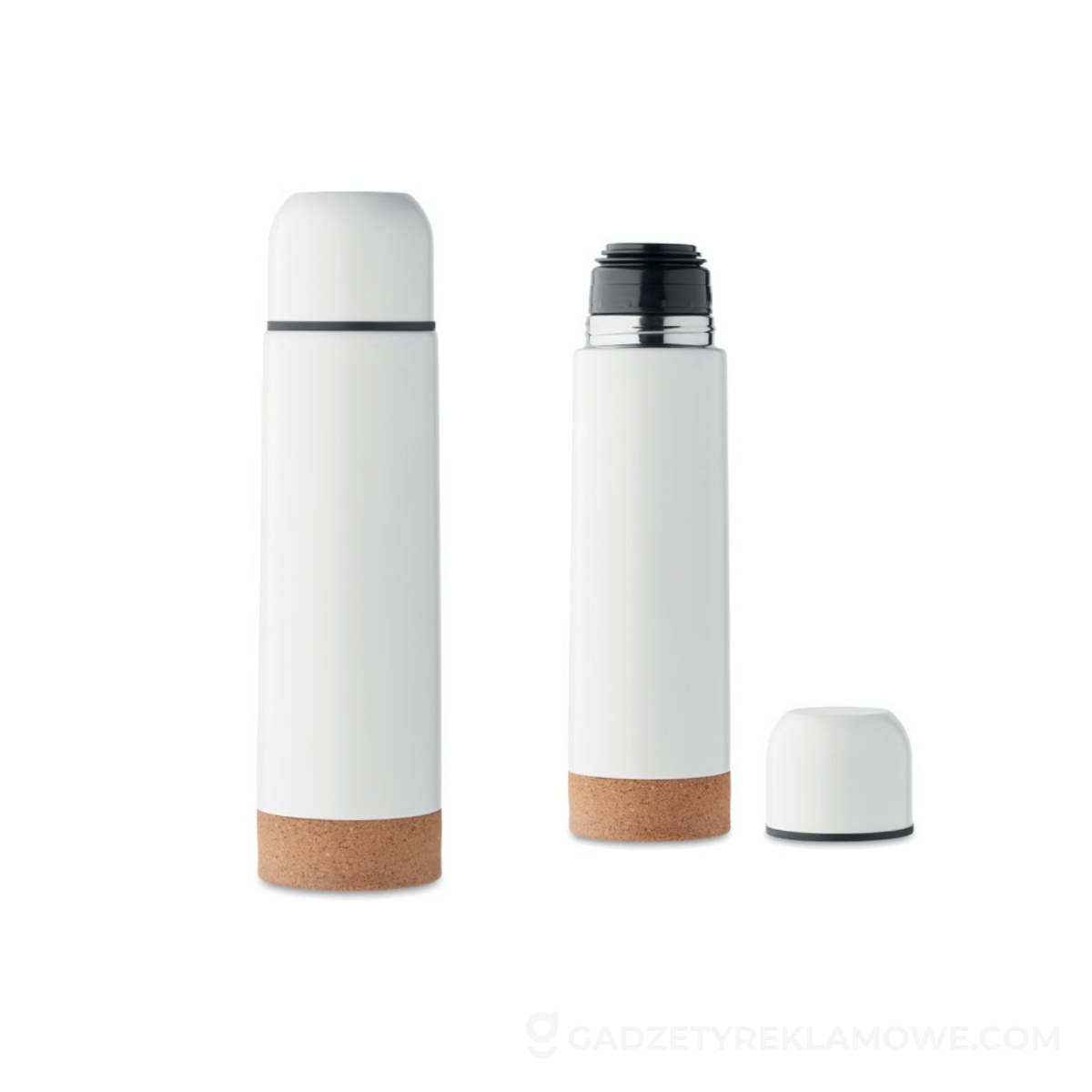 Butelka dwuścienna 500ml AVENTUR - biała