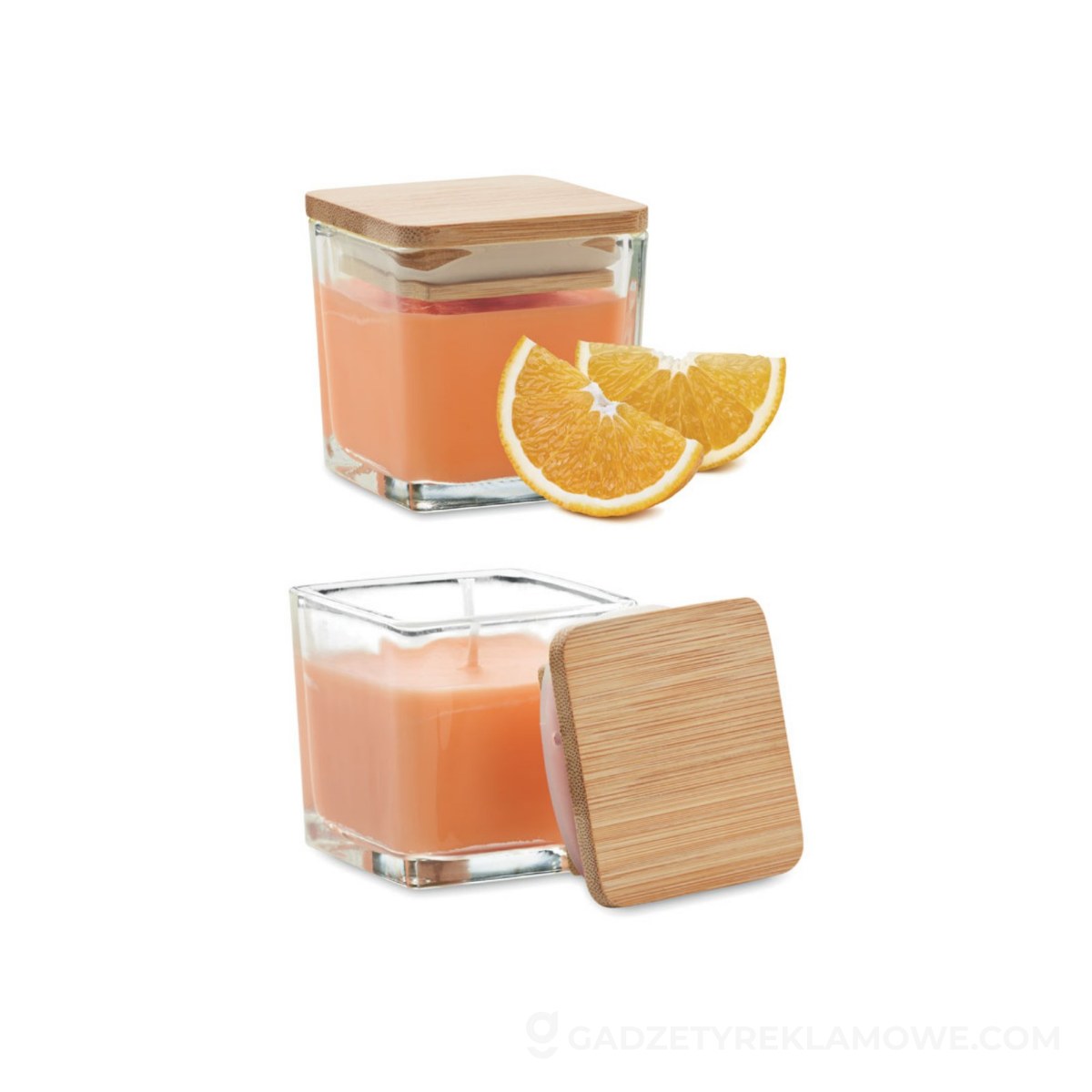 Świeca zapachowa 50gr PILA - pomarańczowa