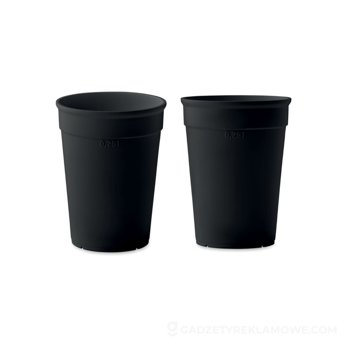 Kubek PP z 250 ml AWAYCUP - czarny