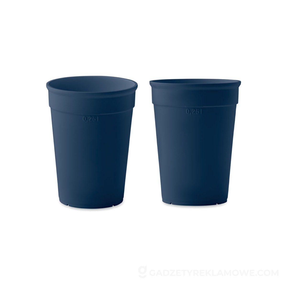 Kubek PP z 250 ml AWAYCUP - ciemnogranatowy