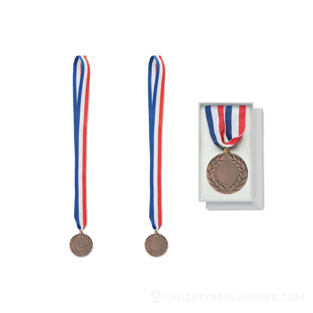 Medal o średnicy 5 cm WINNER - brązowy