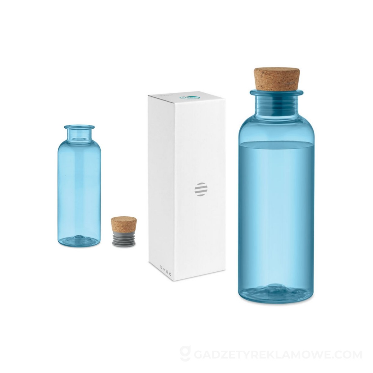 Butelka z Tritanu Renew™ 500ml OCEAN - przezroczysta niebieska