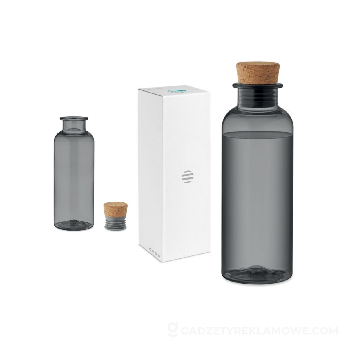 Butelka Ocean z Tritanu Renew™ 500ml - przezroczysta szara