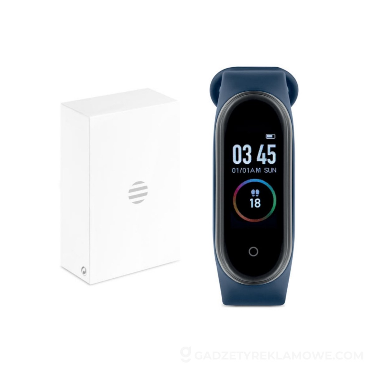 Smart watch zdrowotny ARTA - ciemnogranatowy