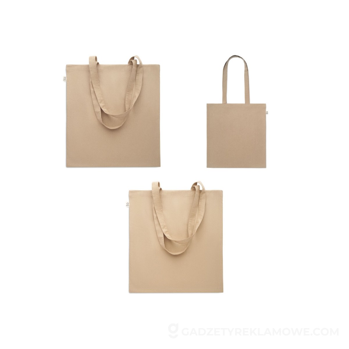 Bawełniana torba z recyklingu VIVEKA COLOUR - khaki