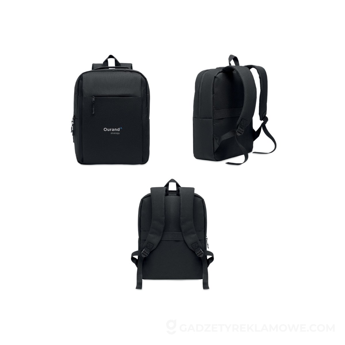MO2318-03-wariantu-watermark Smukły plecak na laptop 15 cal AKRAOS - czarny