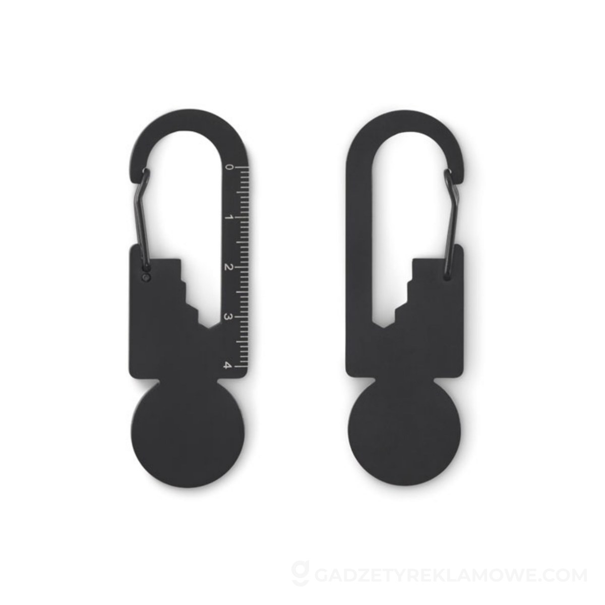 Brelok wielofunkcyjny z tokenem MULTIKEY - czarny