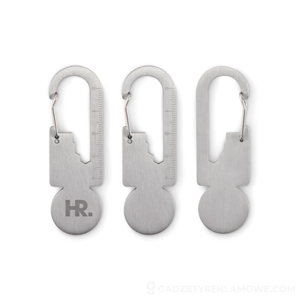 Brelok wielofunkcyjny z tokenem MULTIKEY - srebrny