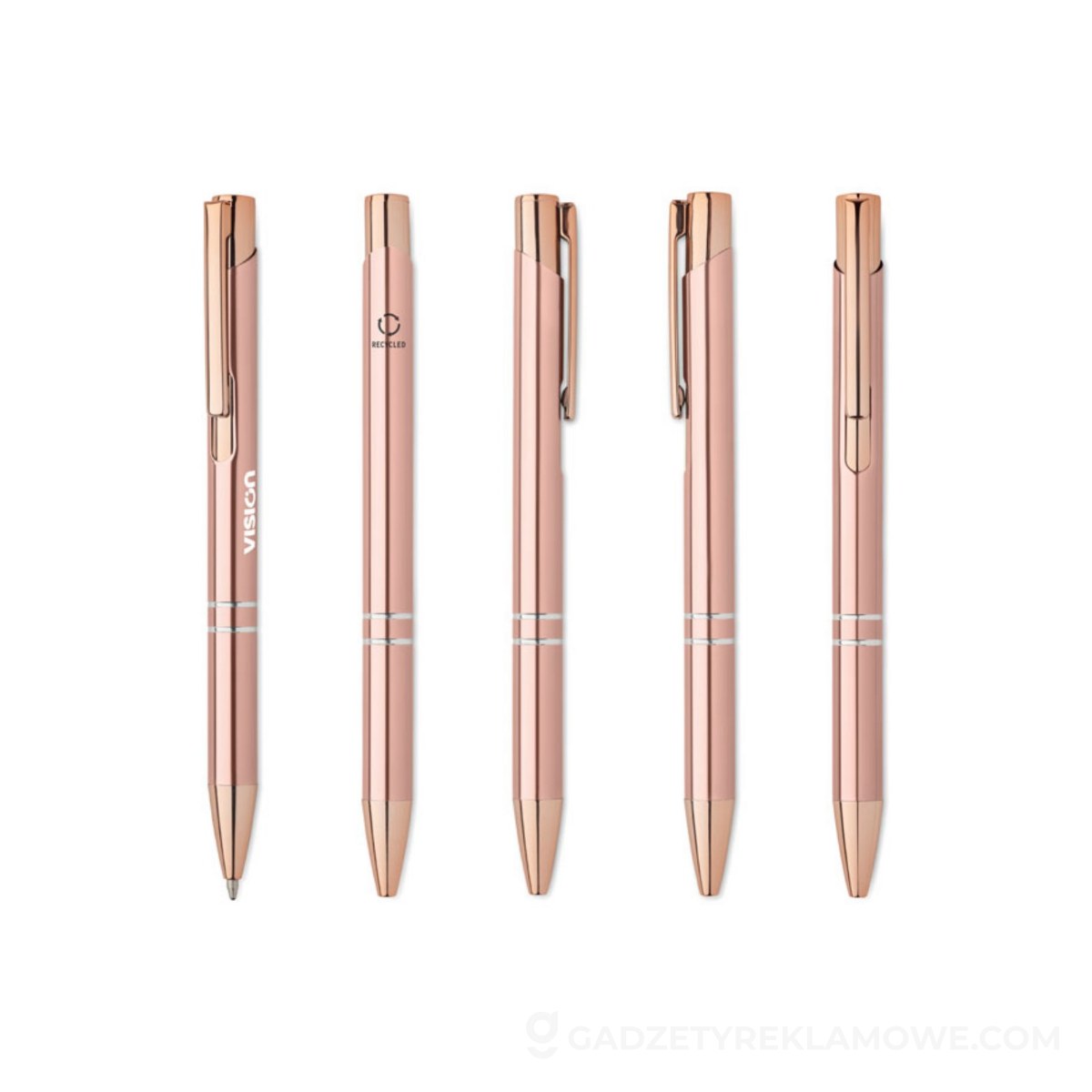 MO2371-95-wariantu-watermark Długopis aluminiowy z rec. BERN ROSE - beżowy