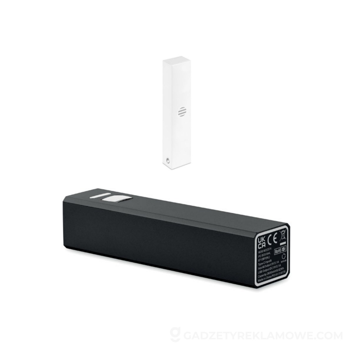 Power bank 2600 mAh POWERALUC - czarny
