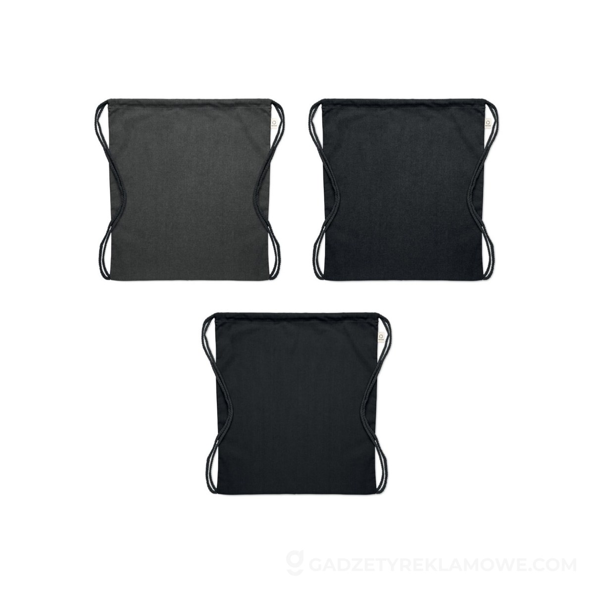 Gadżety reklamowe Piaseczno 10 Torba bawełniana 140 gr z rec. CABETRI COLOUR - czarna